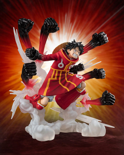 Monkey D. Luffy -Gum Gum Hawk Gatling- One Piece Bandai Tamashii Nations