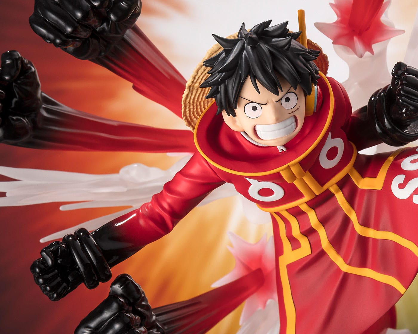 Monkey D. Luffy -Gum Gum Hawk Gatling- One Piece Bandai Tamashii Nations