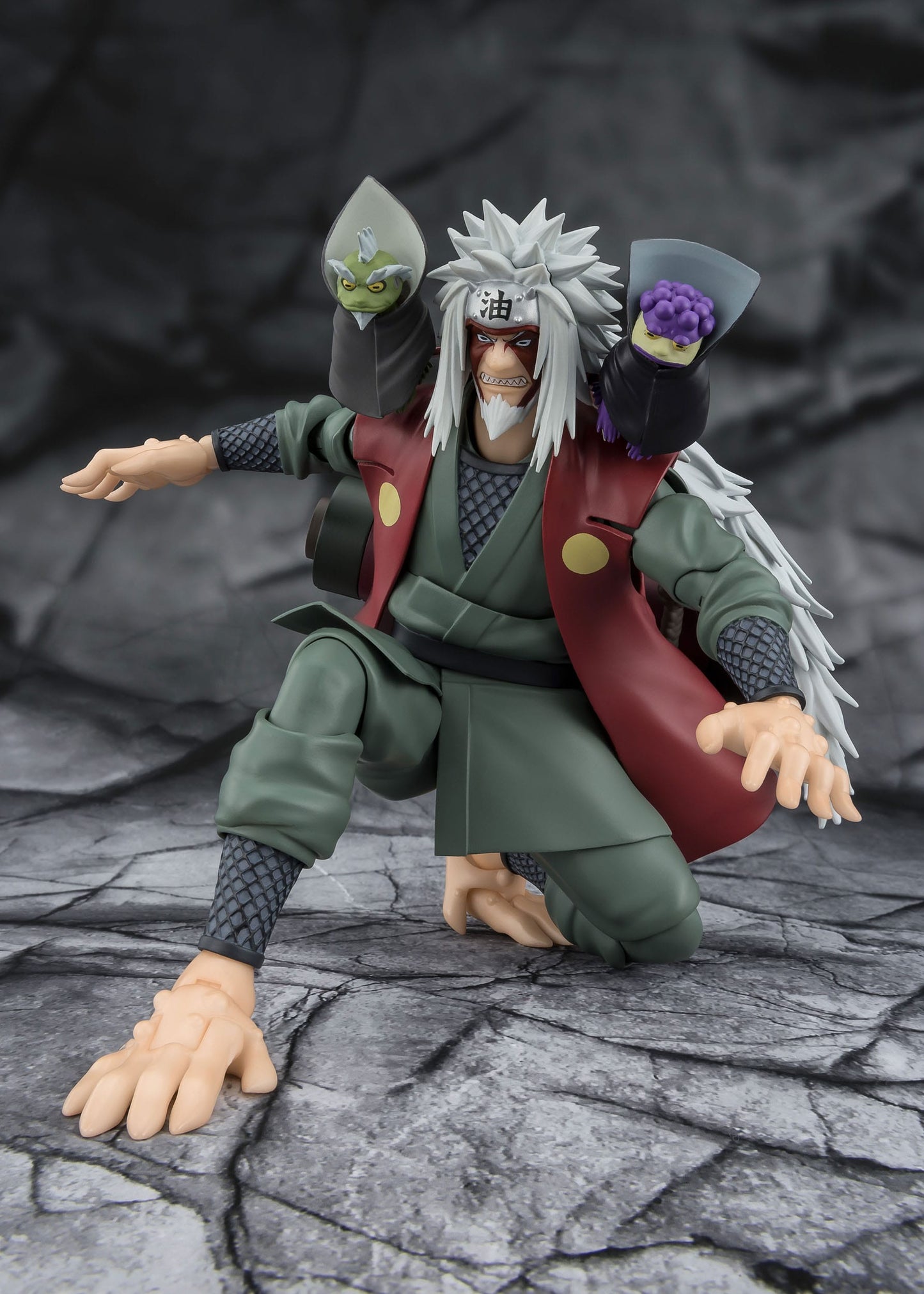 Jiraiya Hidden Leaf Heroic Master Sage (Sage Mode Set)  S.H.Figuarts Bandai Tamashii Nations