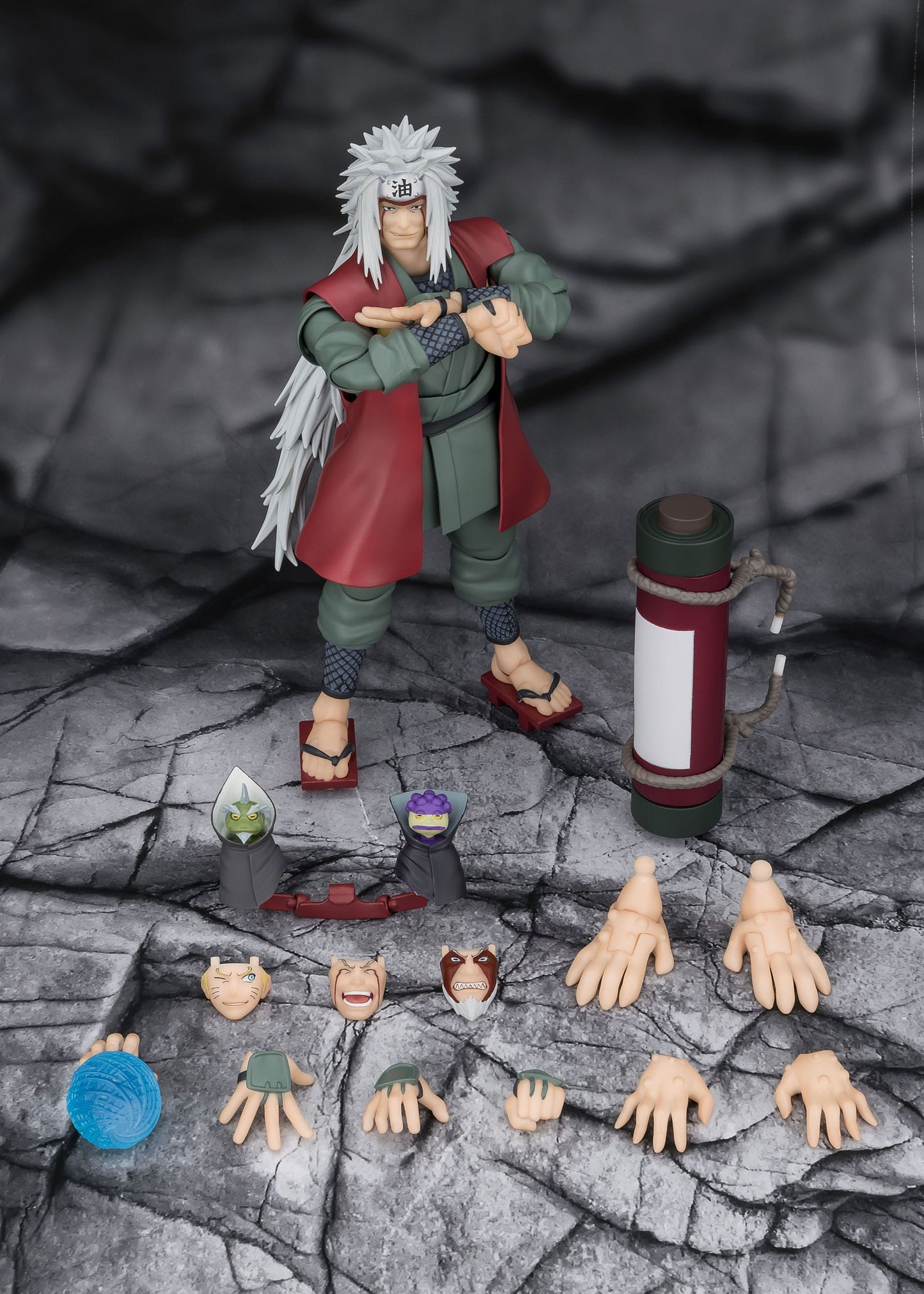 Jiraiya Hidden Leaf Heroic Master Sage (Sage Mode Set)  S.H.Figuarts Bandai Tamashii Nations