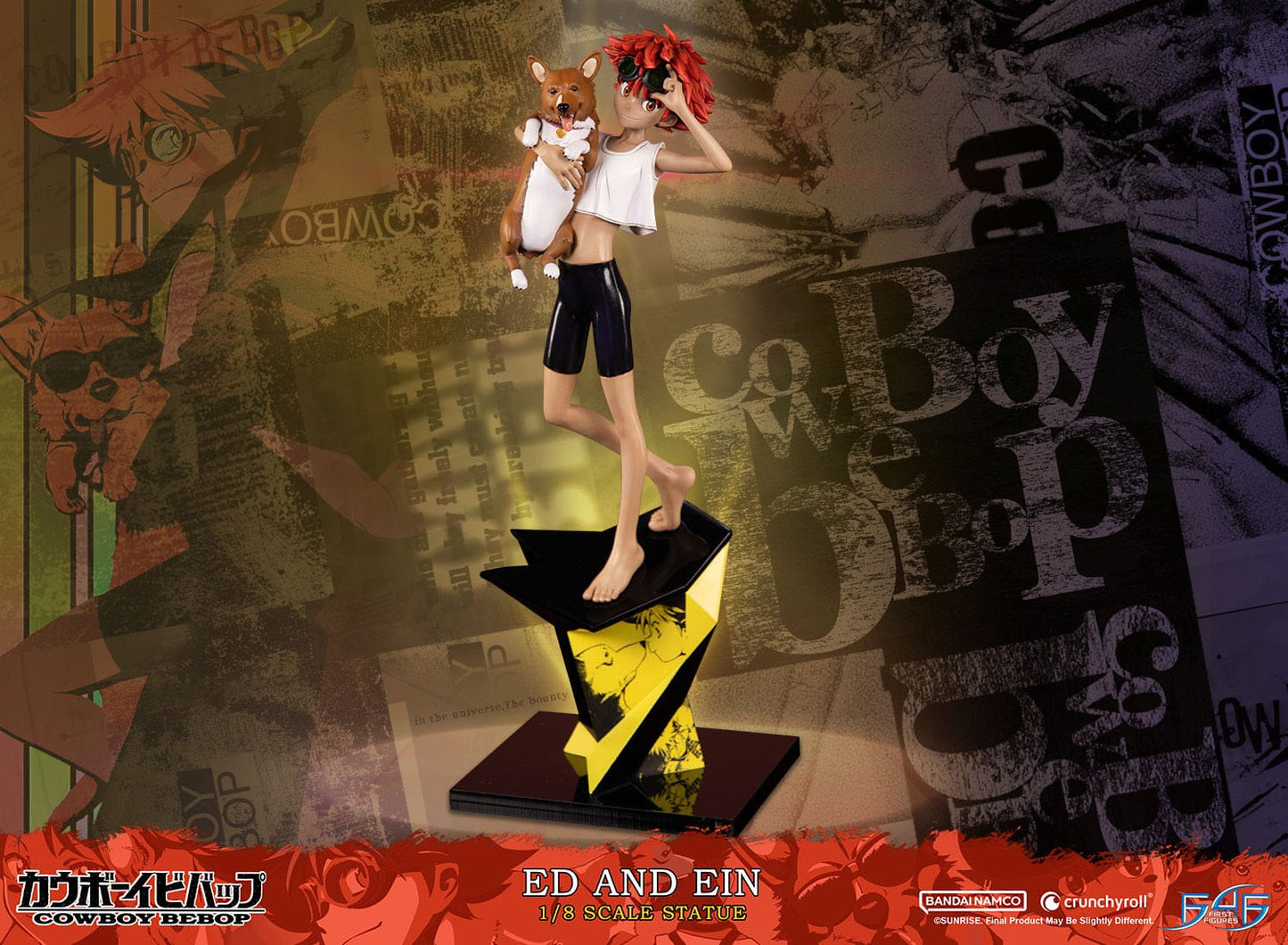 Ed & Ein - Cowboy Bebop - First 4 Figures