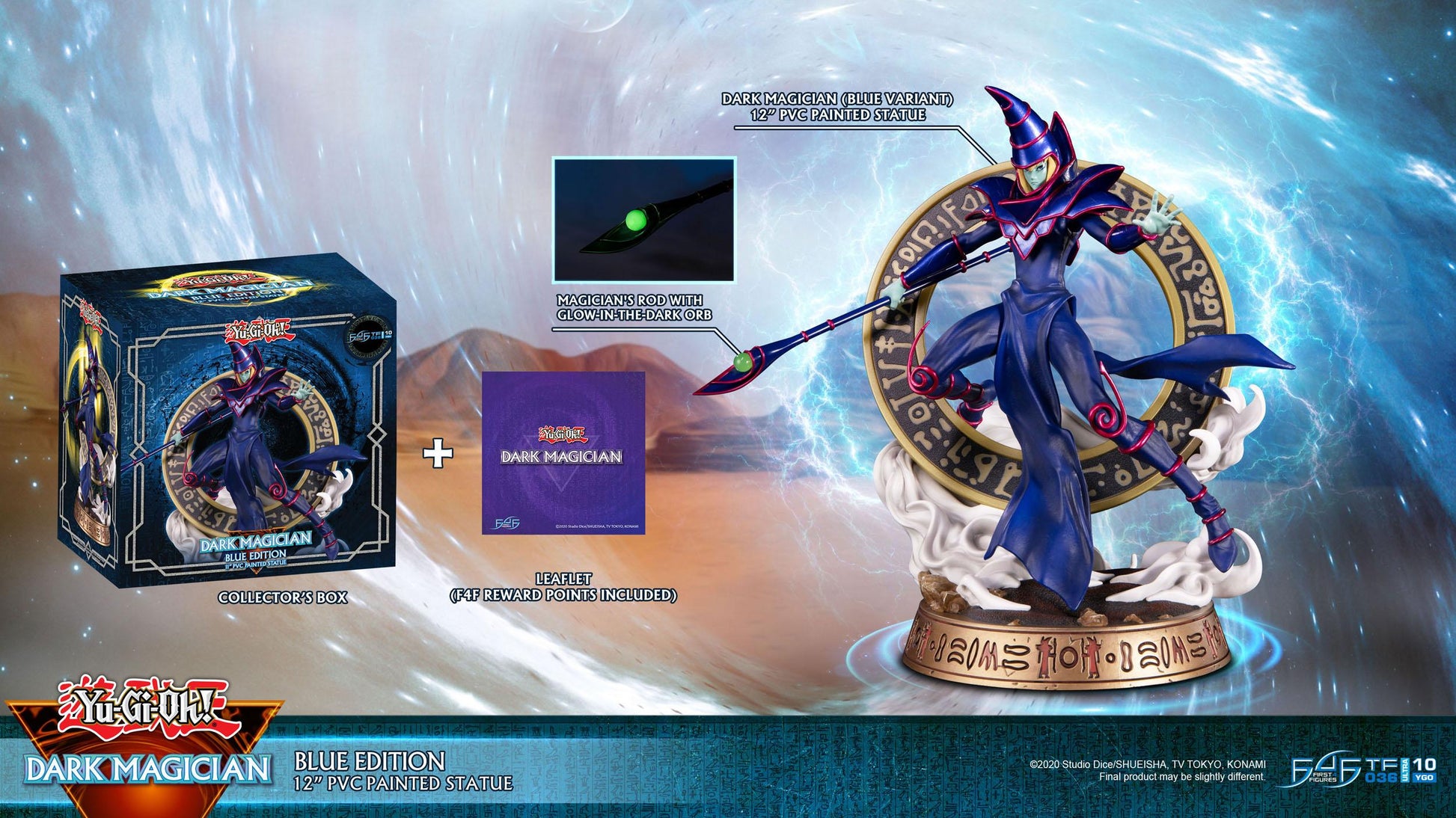 Dark Magician Blue Version First 4 Figures - Anime Figuren günstig kaufen