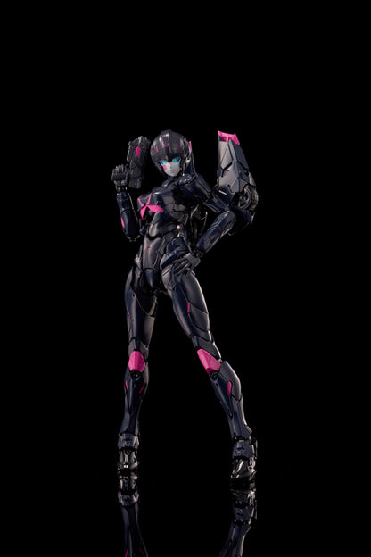 Black Arcee Transformers Furai Plastic Model Kit Flame Toys