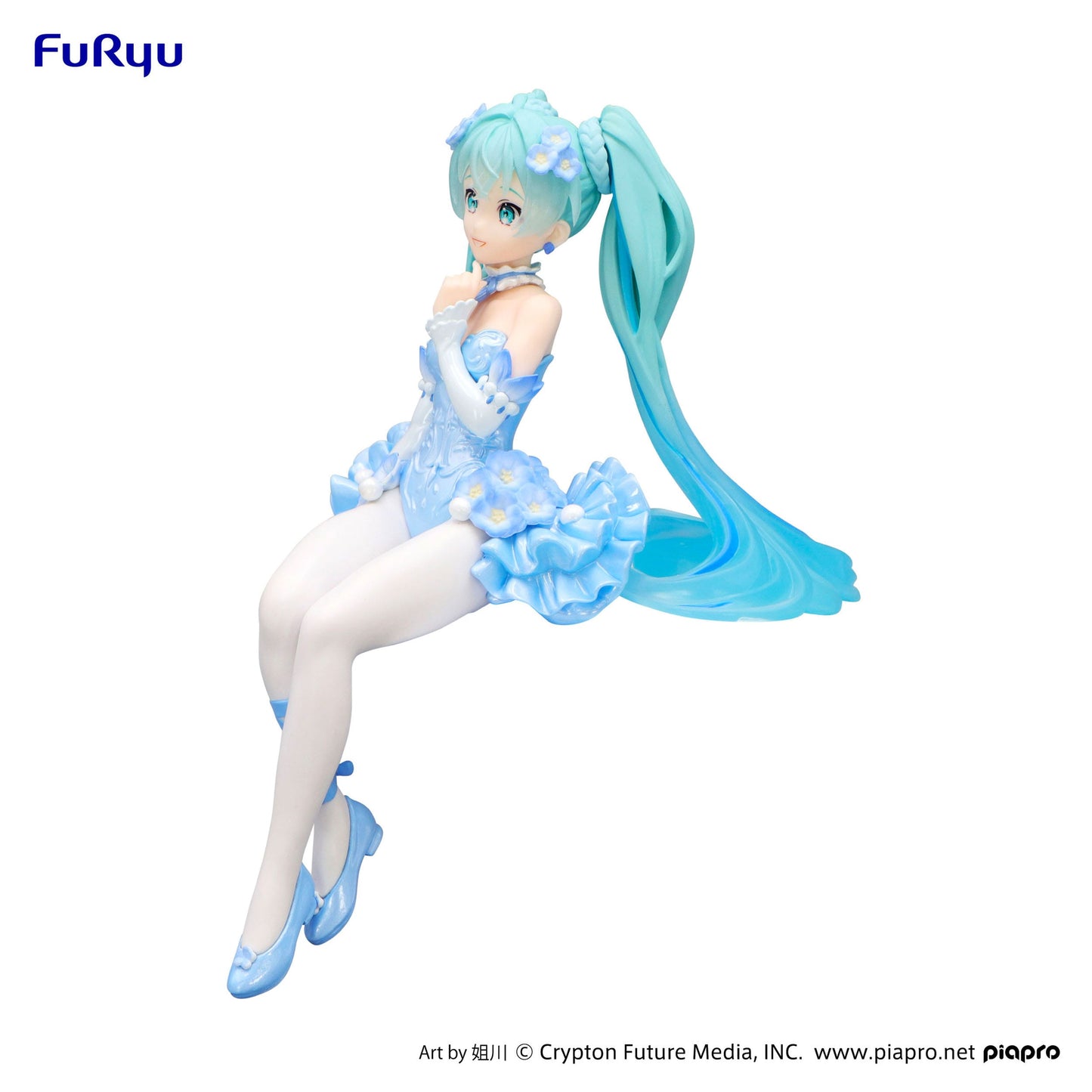 Hatsune Miku  Flower Fairy Nemophila Pail Blue Color Ver. Noodle Stopper Furyu