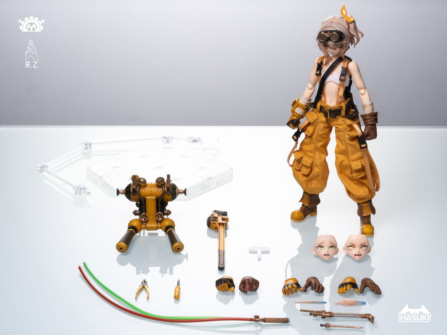 PA007 Mechanic Fiona - Pocket Art Actionfigur - Hasuki