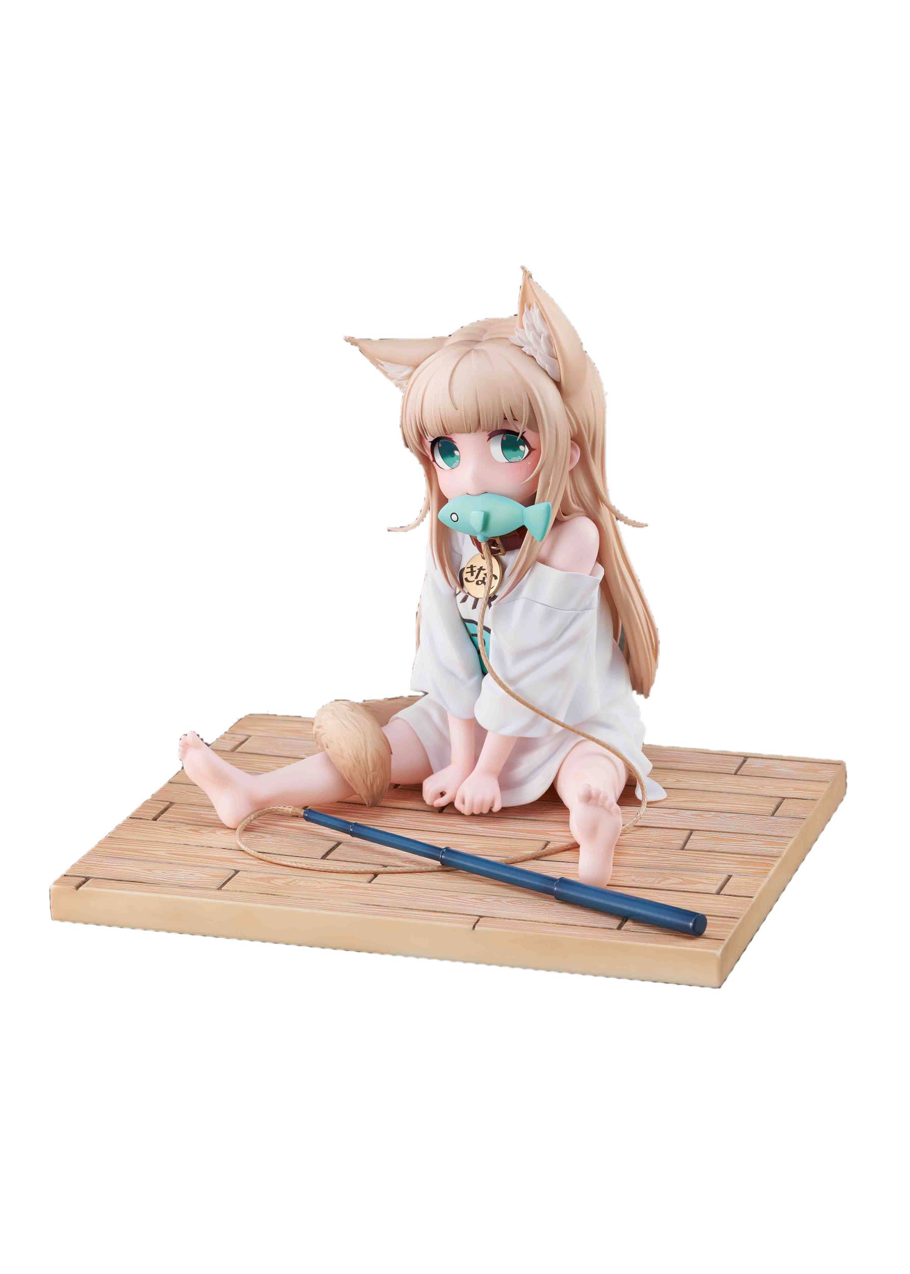 Kinako Sitting Fish Deluxe Ver. My Cat Ia A Girl And She's Cute - Anime Figuren günstig kaufen