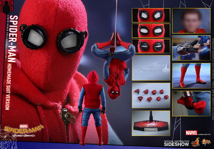 Spider-Man Homemade Suit Ver. Spider-Man Homecoming Movie Masterpiece Hot Toys