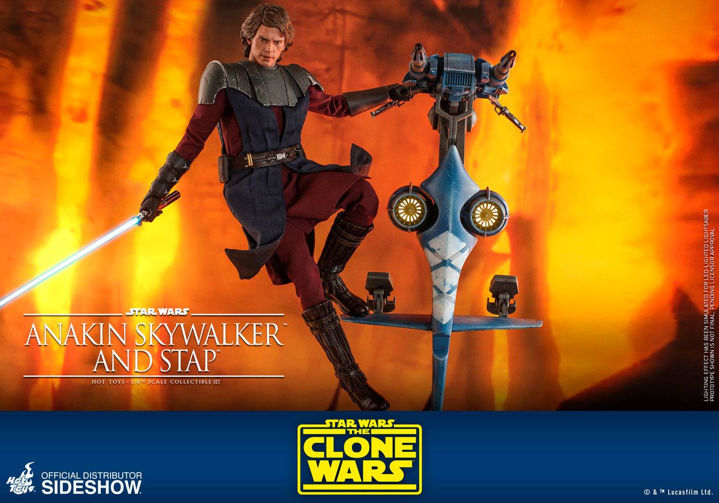 Anakin Skywalker & STAP - Star Wars The Clone Wars - Hor Toys