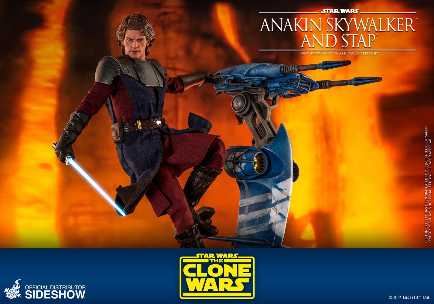 Anakin Skywalker & STAP - Star Wars The Clone Wars - Hor Toys