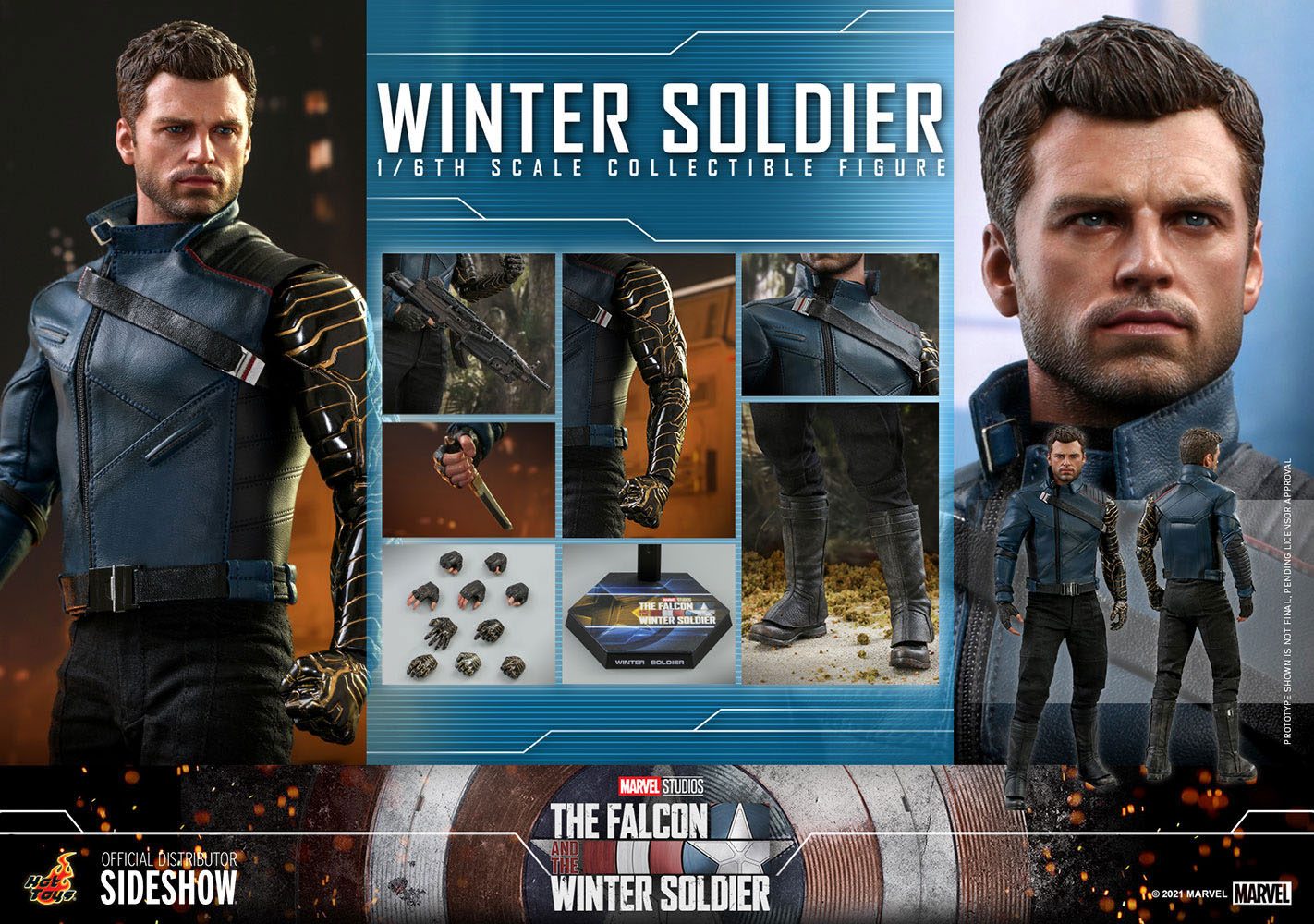Winter Soldier The Falcon and The Winter Soldier Hot Toys