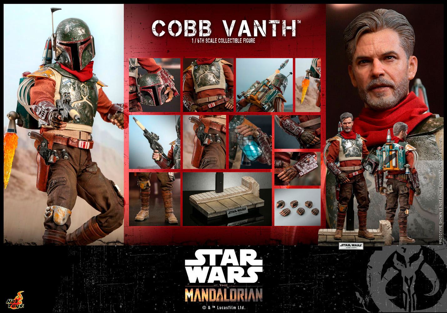 Cobb Vanth Star Wars The Mandalorian Hot Toys