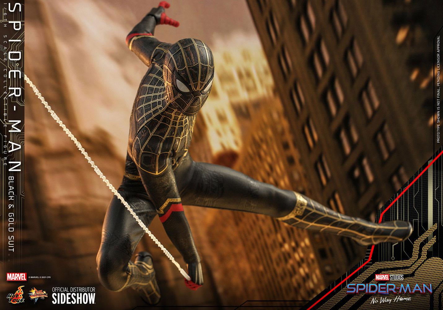 Spider-Man (Black & Gold Suit) Masterpiece  Hot Toys