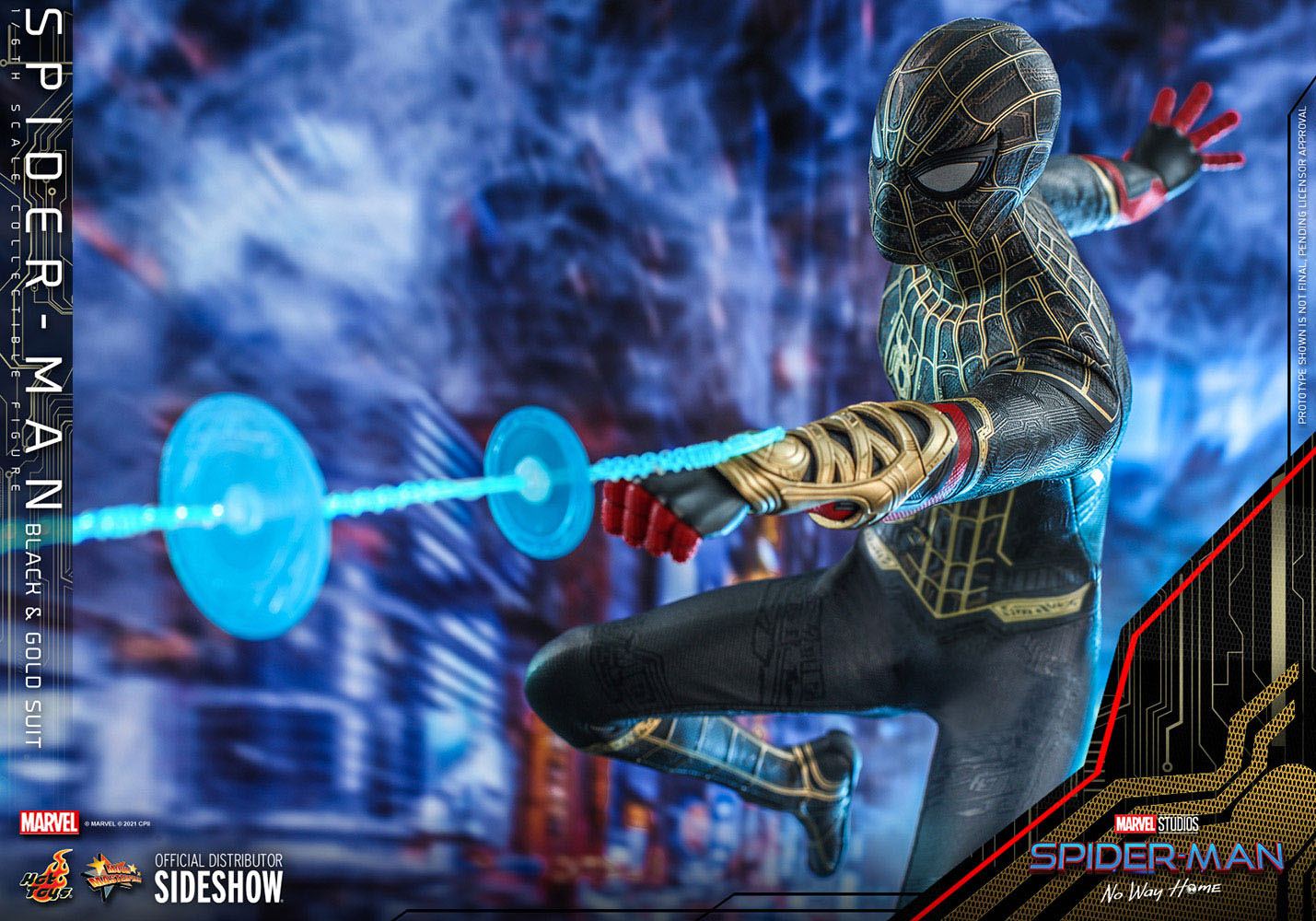 Spider-Man (Black & Gold Suit) Masterpiece  Hot Toys