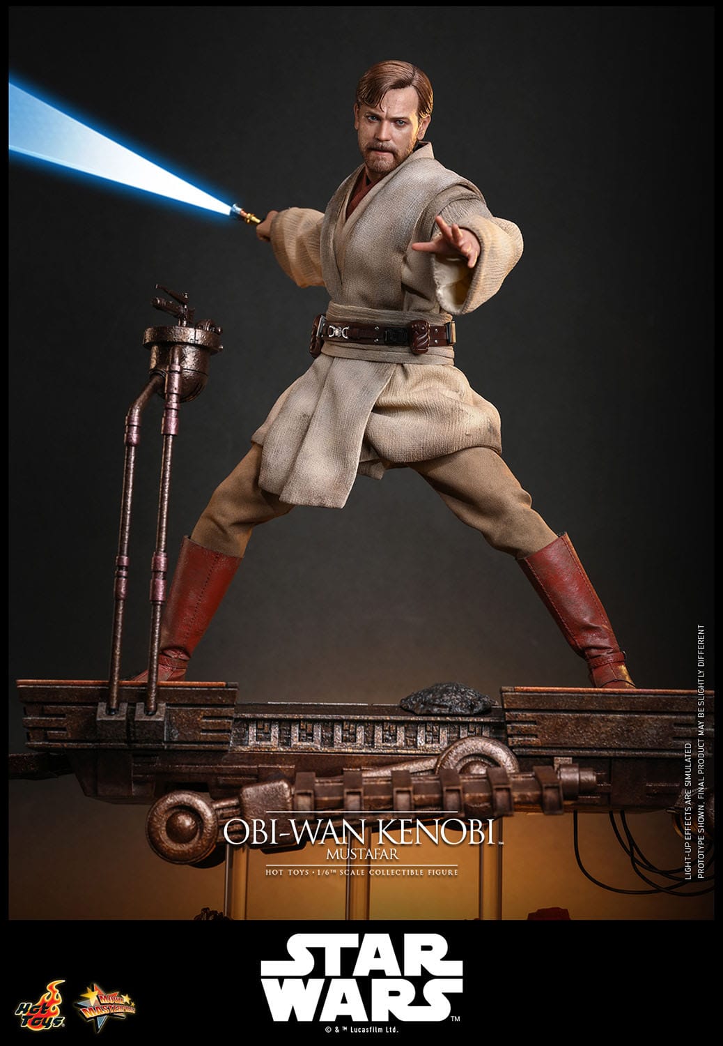 Obi-Wan Kenobi (Mustafar) Movie Masterpiece  Hot Toys