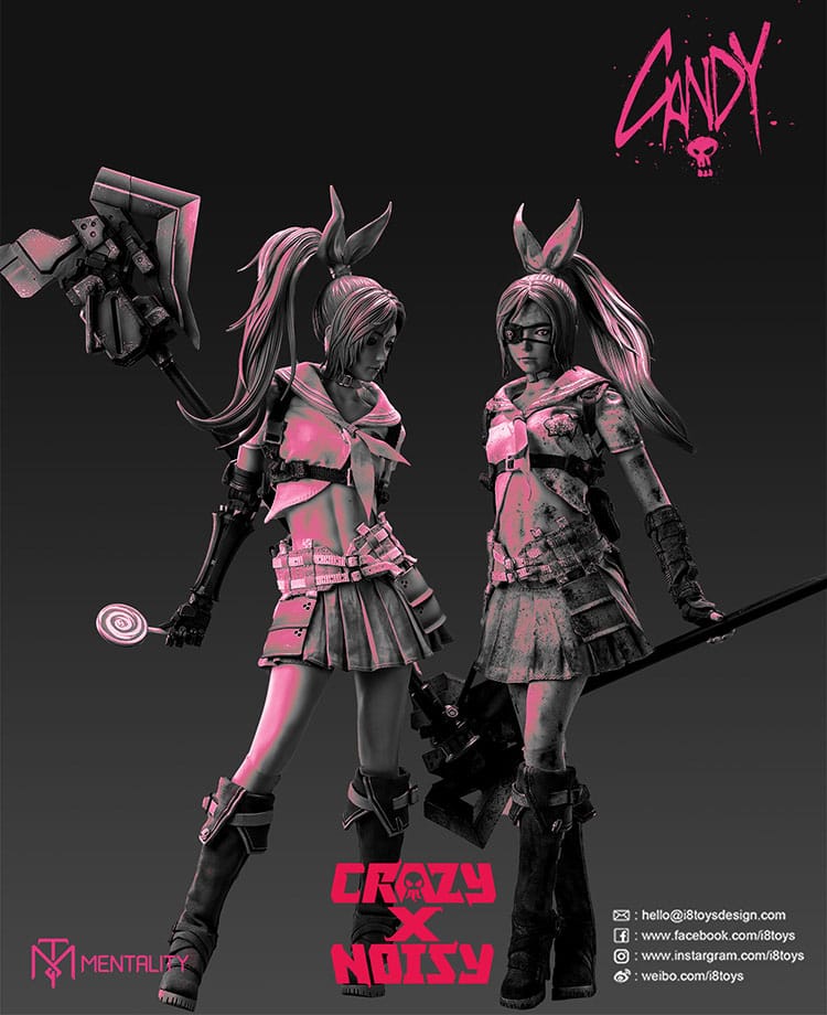 Candy Battle Damaged Ver. Mentality Agency Serie i8 Toys - Anime Figuren günstig kaufen