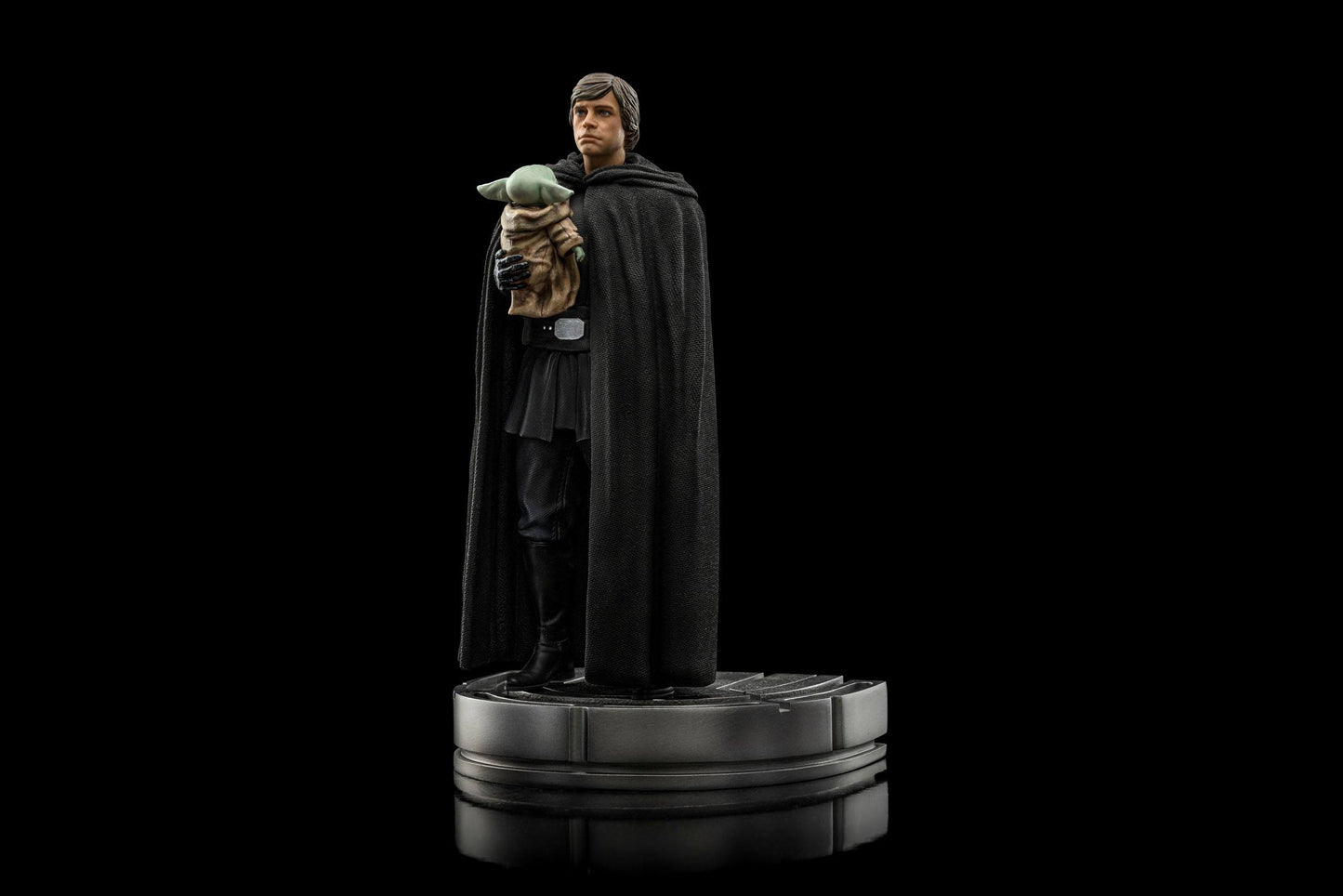 Luke Skywalker und Grogu - Art Scale - iron Studios