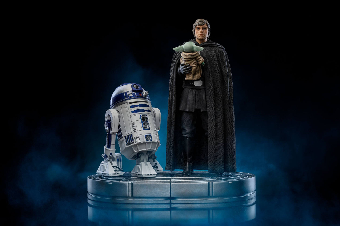 Luke Skywalker und Grogu - Art Scale - iron Studios