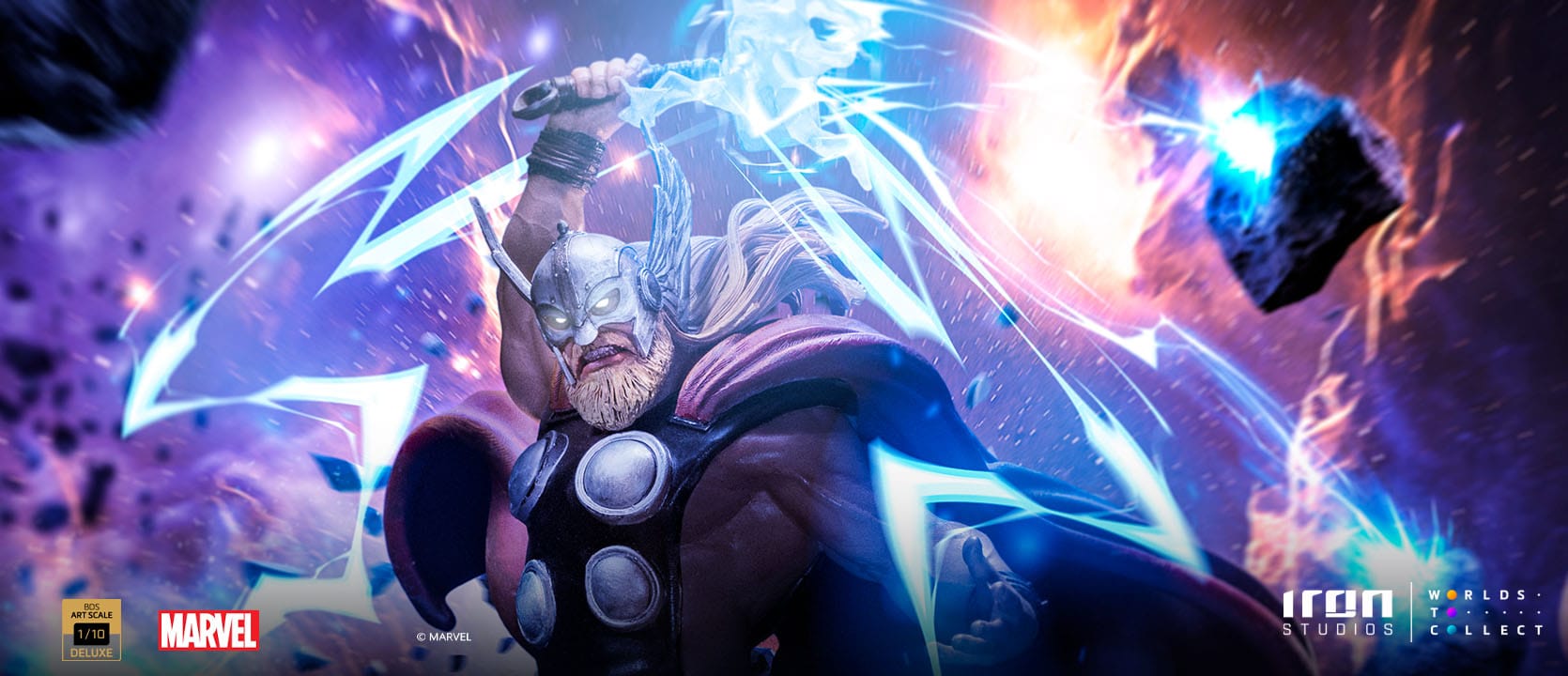 Thor - Deluxe BDS Art Scale Statue - Iron Studios - Anime Figuren günstig kaufen