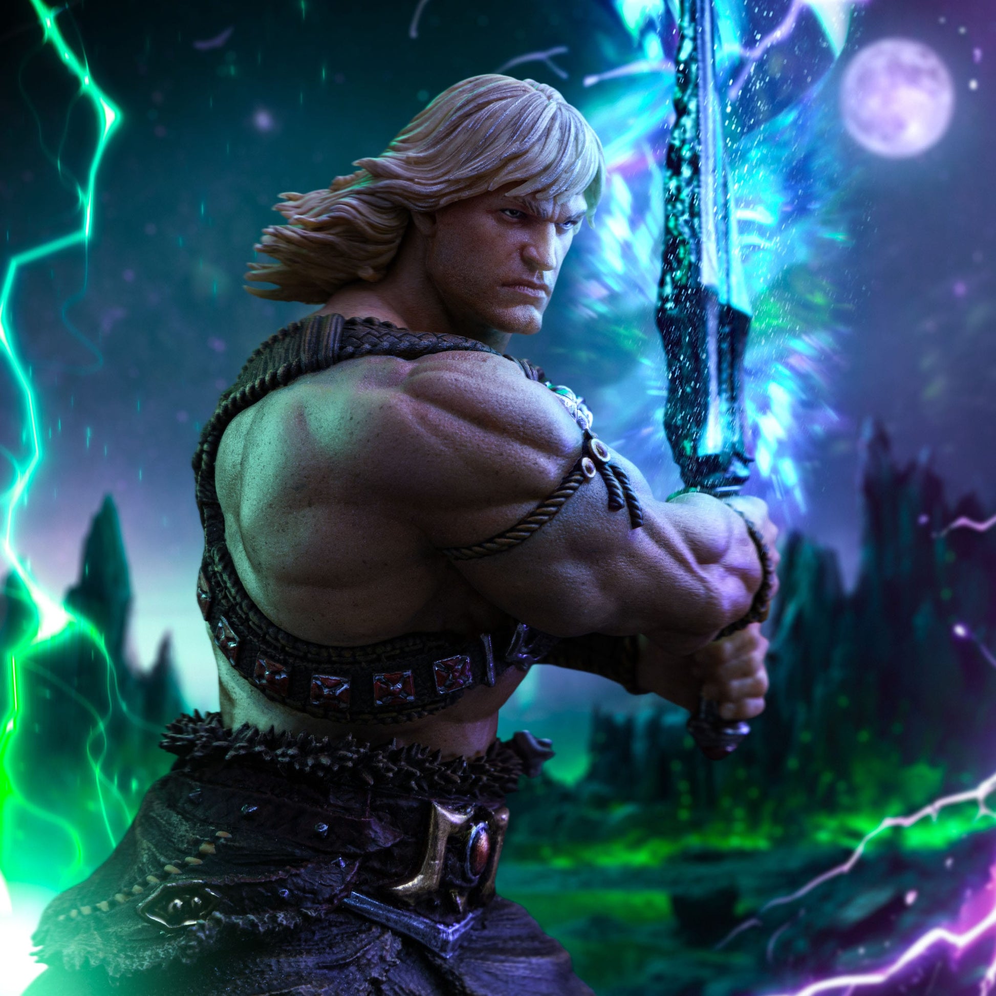 He-Man Unleashed Deluxe Art Scale Iron Studios - Anime Figuren günstig kaufen
