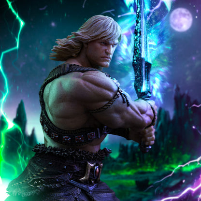 He-Man Unleashed Deluxe Art Scale Iron Studios - Anime Figuren günstig kaufen