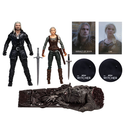 The Witcher Actionfigur Geralt und Ciri (Netflix Season 3) - Anime Figuren günstig kaufen