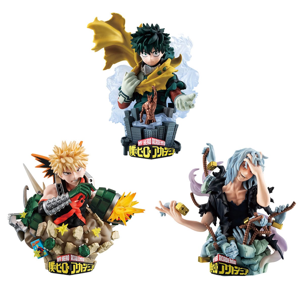 Shigaraki Tomura - Bakugo Katsuki - Midoriya Izuku - Petitrama EX Series Pack