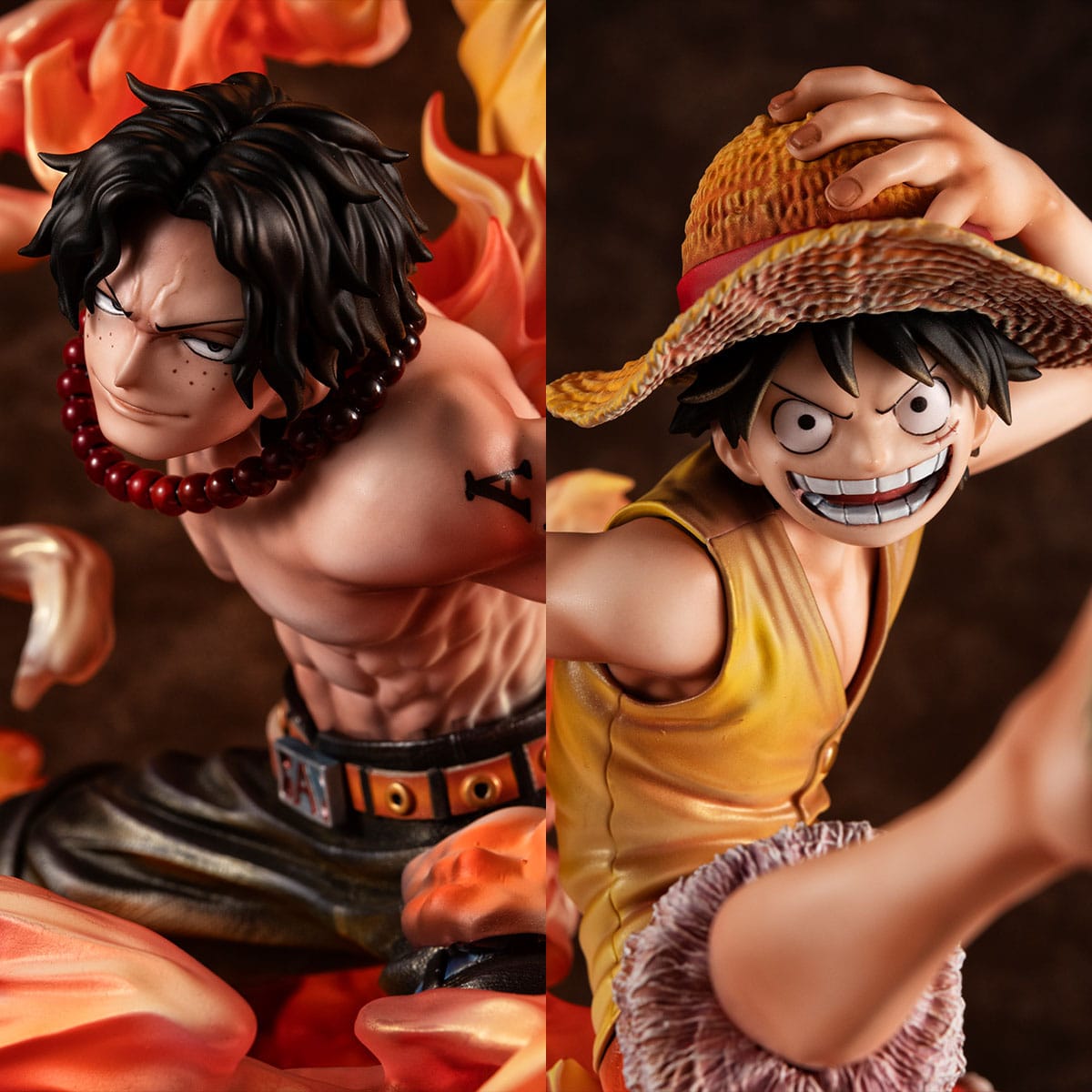 Luffy & Ace Bond between brothers 20th Limited Ver P.O.P Megahouse