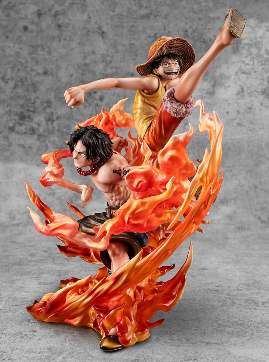 Luffy & Ace Bond between brothers 20th Limited Ver P.O.P Megahouse
