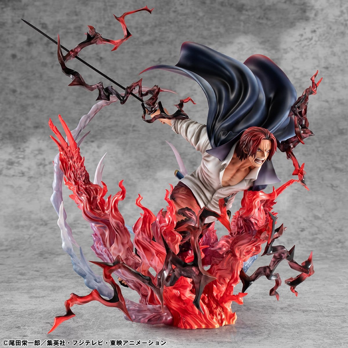 Leader of Red Hair Pirates Red-Haired Shanks Kamusari P.O.P SA-MAXIMUM MegaHouse