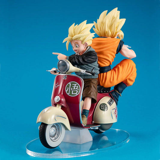Super Saiyan Son Goku, Super Saiyan Son Gohan & Motorbike MegaHouse - Anime Figuren günstig kaufen