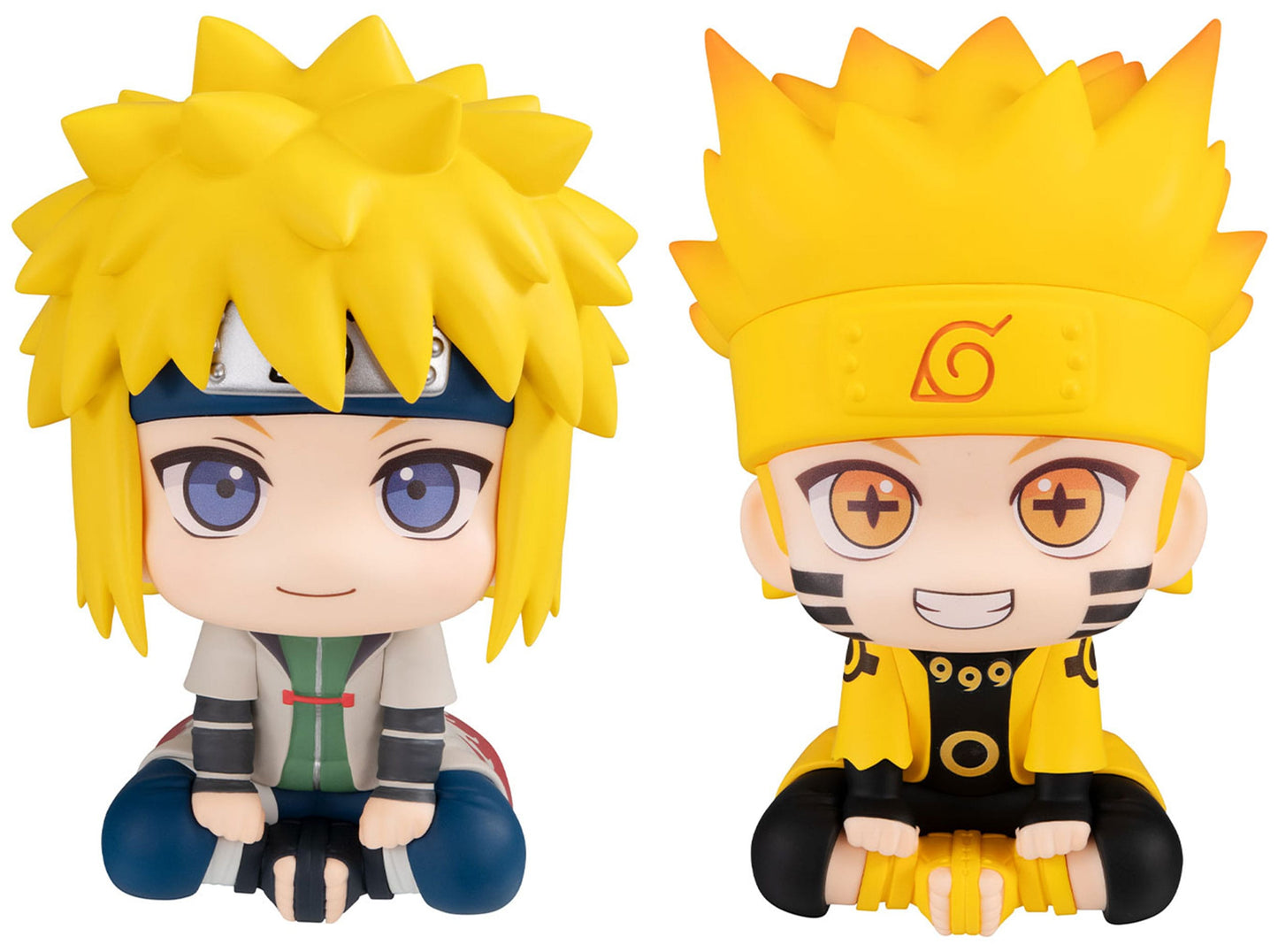 Naruto Uzumaki Six Paths Sage Mode & Minato Namikaze Look Up MegaHouse