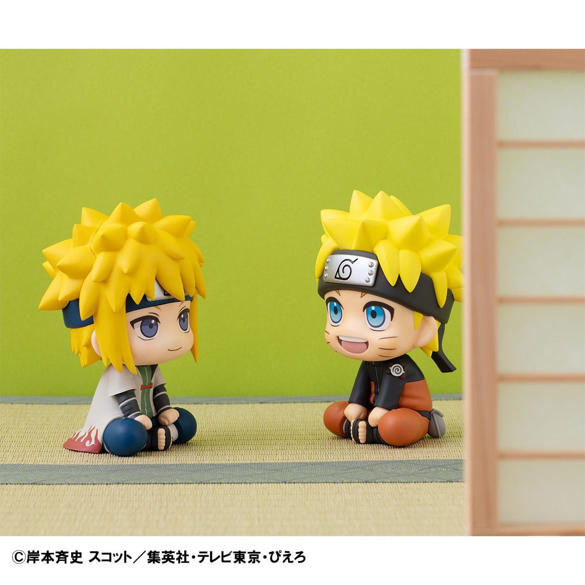 Naruto Uzumaki Six Paths Sage Mode & Minato Namikaze Look Up MegaHouse