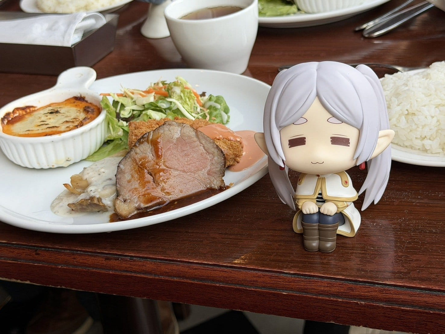 Frieren Droopy Face Ver. & Himmel 11 cm Look Up MegaHouse (with gift)