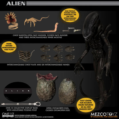 Alien - Figura de ação do Alien - Mezco