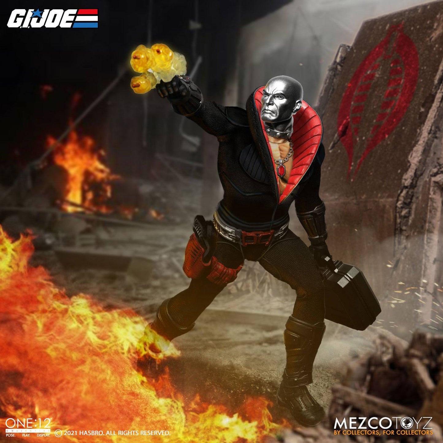 Destro mit Leuchtfunktion - G.I. Joe - Mezco - Anime Figuren günstig kaufen