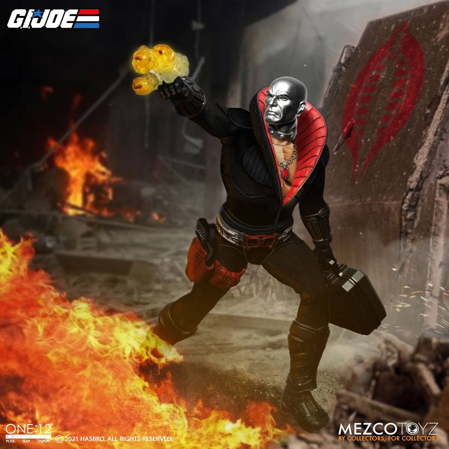 Destro mit Leuchtfunktion - G.I. Joe - Mezco - Anime Figuren günstig kaufen