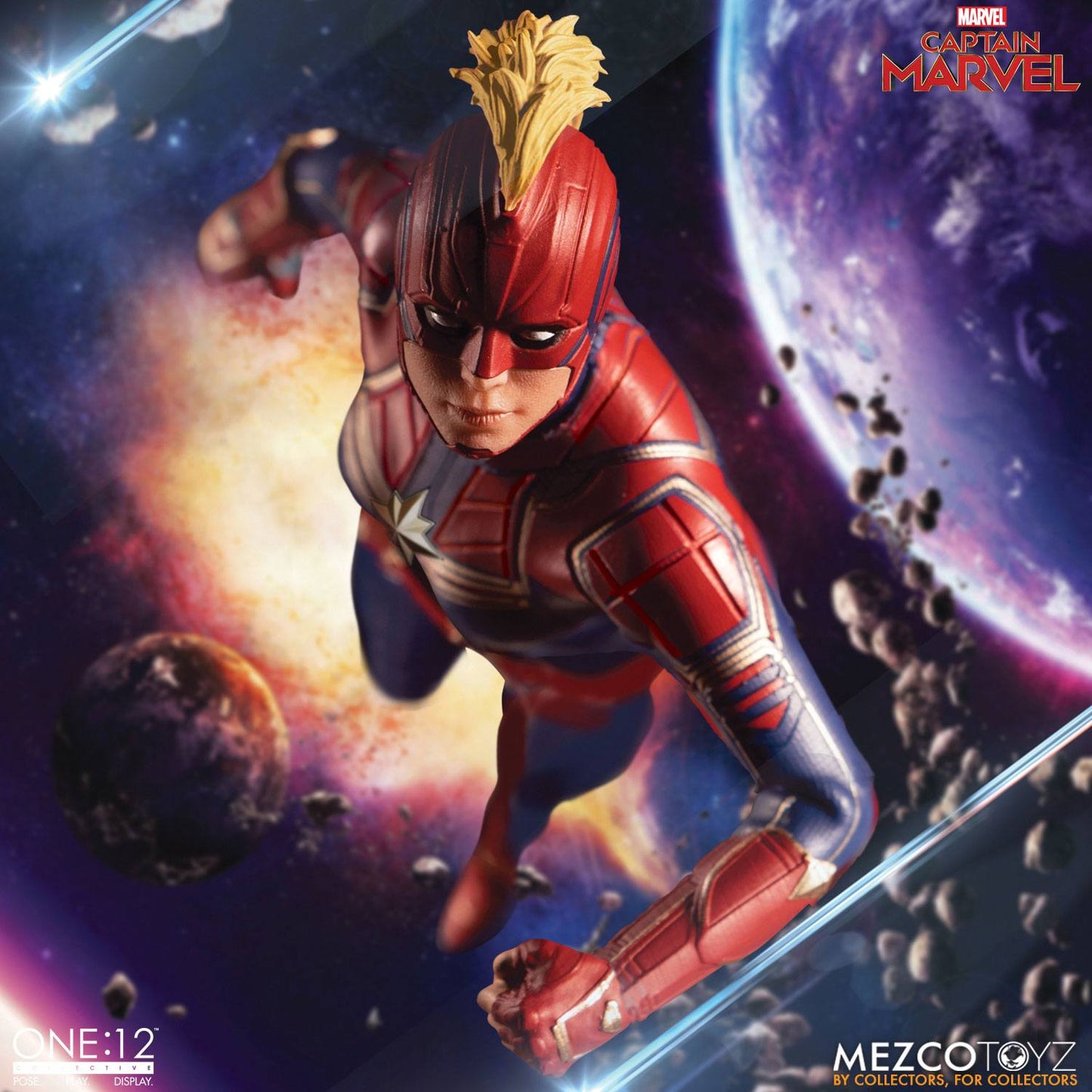Captain Marvel Actionfigur von Mezco - Anime Figuren günstig kaufen