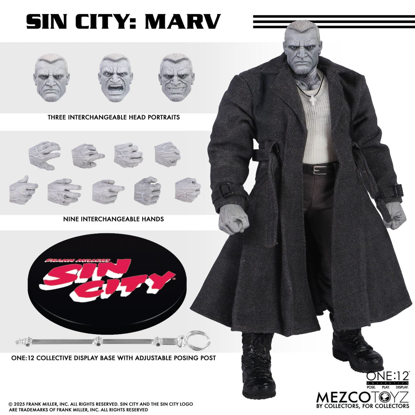 Marv Sin City Actionfigur von Mezco