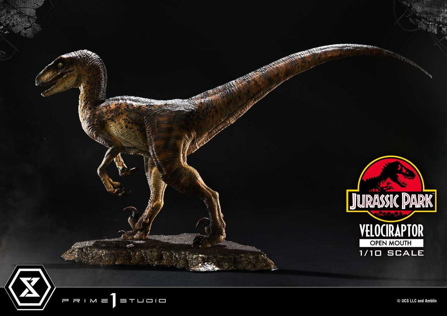 Velociraptor Open Mouth Prime 1 Studios