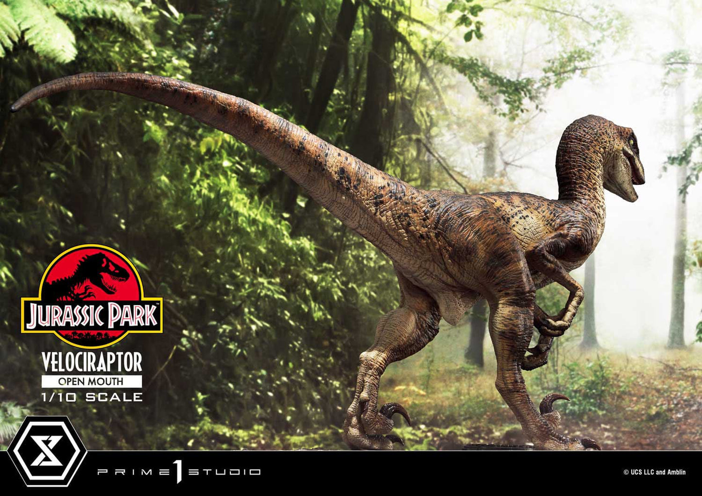 Velociraptor Open Mouth Prime 1 Studios