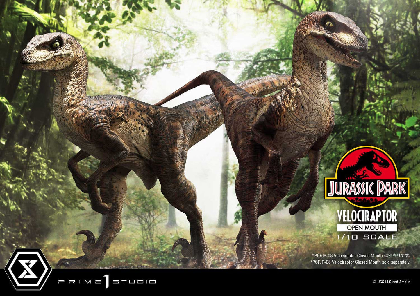 Velociraptor Open Mouth Prime 1 Studios