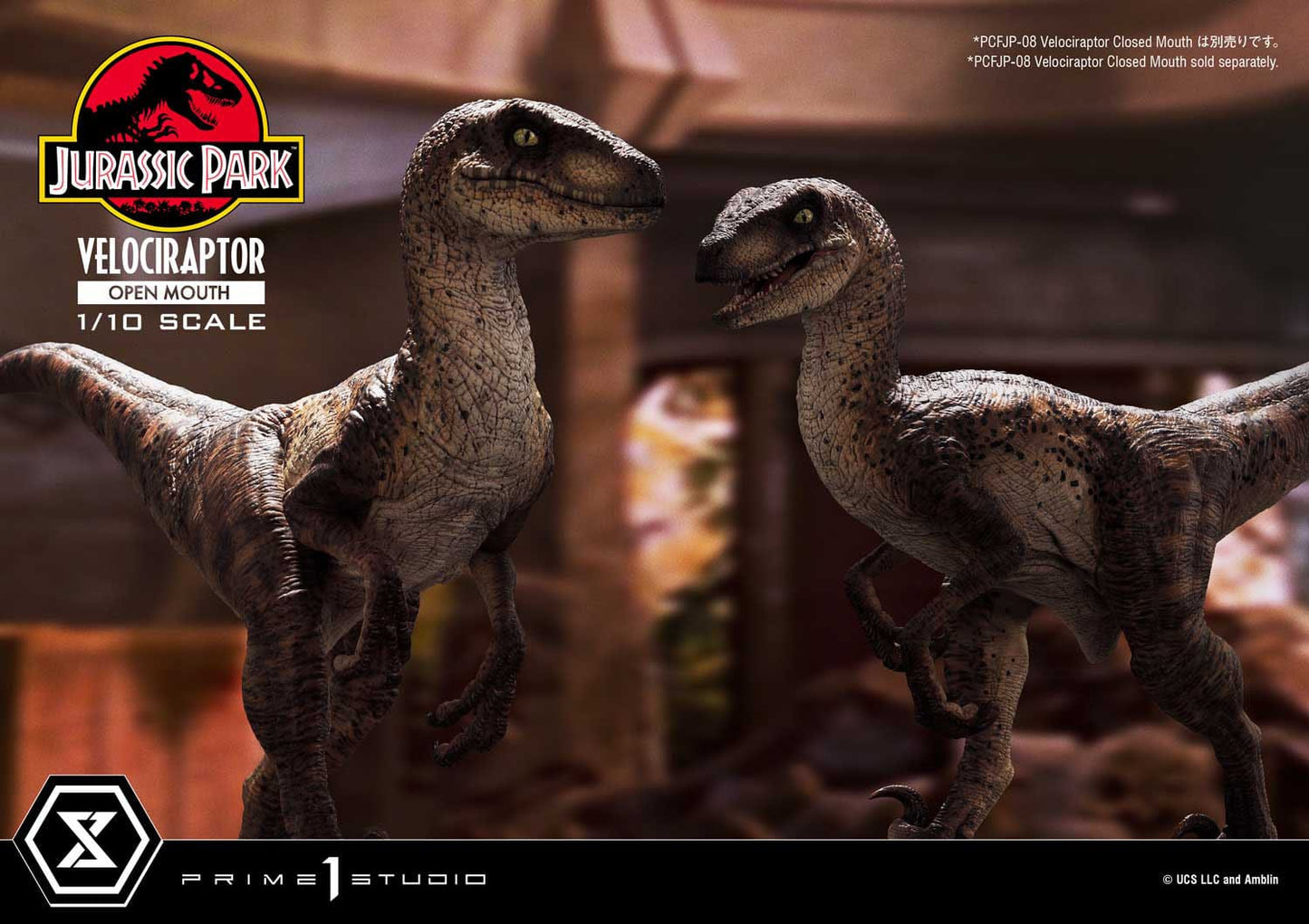 Velociraptor Open Mouth Prime 1 Studios