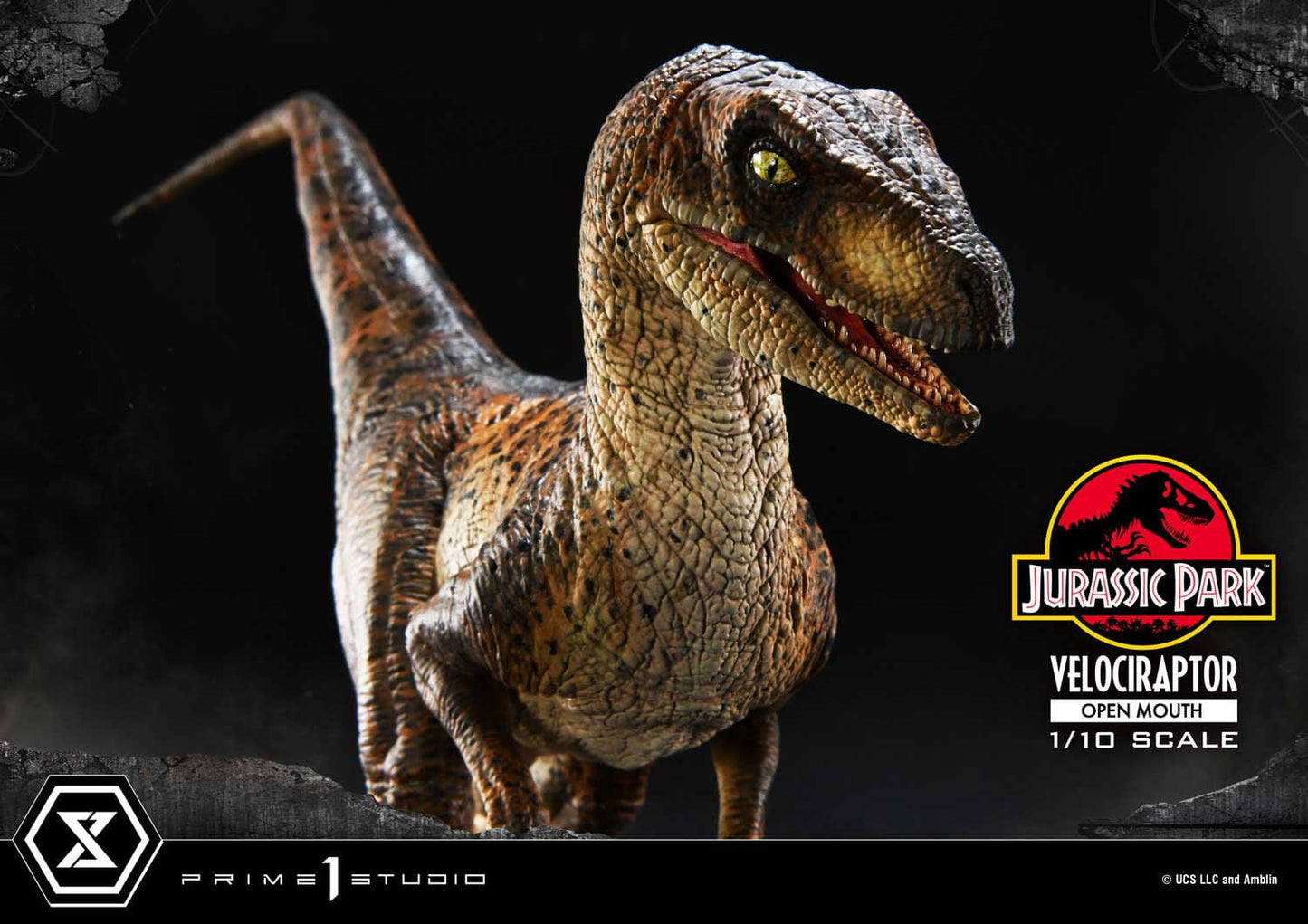 Velociraptor Open Mouth Prime 1 Studios