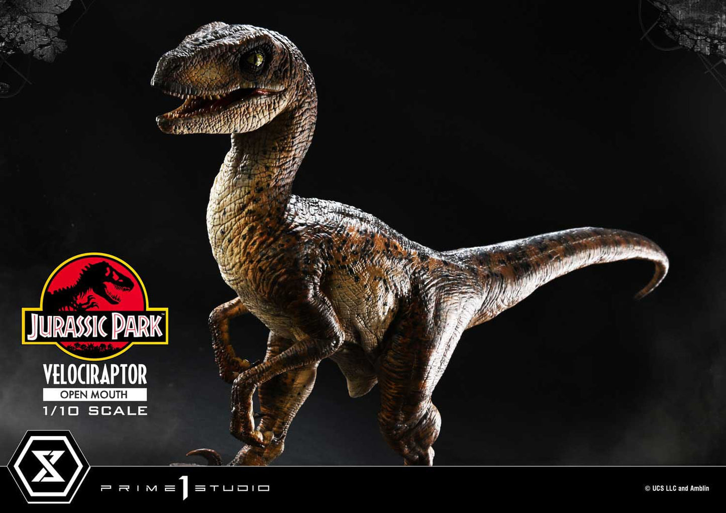 Velociraptor Open Mouth Prime 1 Studios