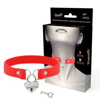 Coquette Chic Choker Heart Cosplay