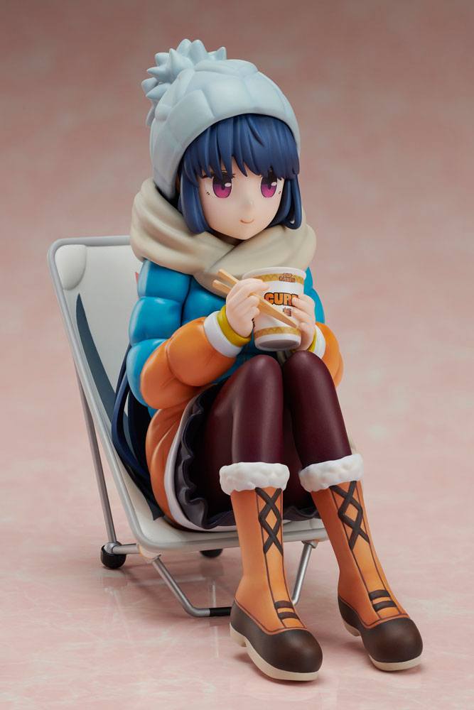 Laid-Back Camp Premium Noodle Stopper PVC Statue Rin Shima - Anime Figuren günstig kaufen