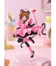 Cardcaptor Sakura Pop Up Parade PVC Statue Sakura Kinomoto: Black Cat Costume Ver. L Size - Beschädigte Verpackung - Anime Figuren günstig kaufen
