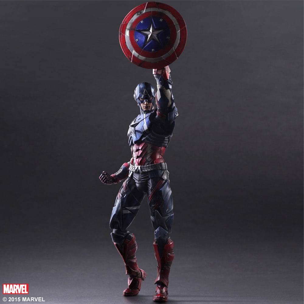 Marvel Comics Variant Play Arts Kai Actionfigur Captain America - Anime Figuren günstig kaufen