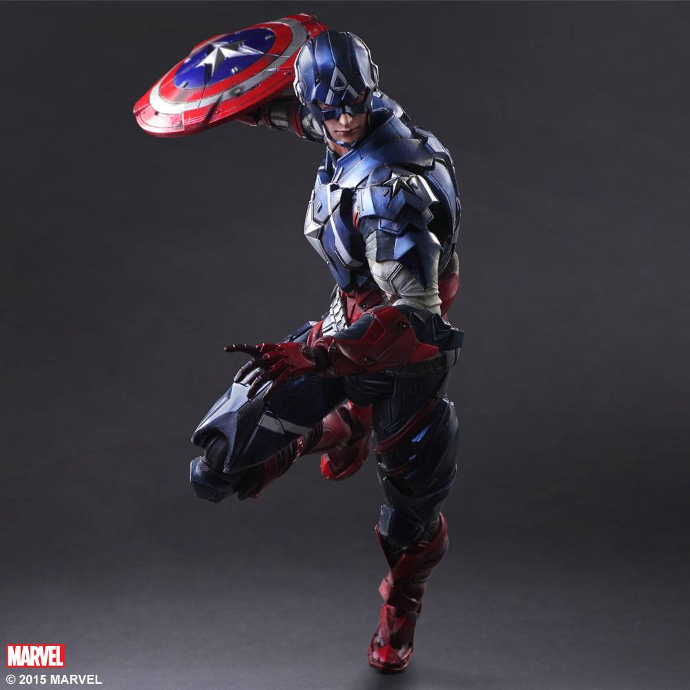Marvel Comics Variant Play Arts Kai Actionfigur Captain America - Anime Figuren günstig kaufen