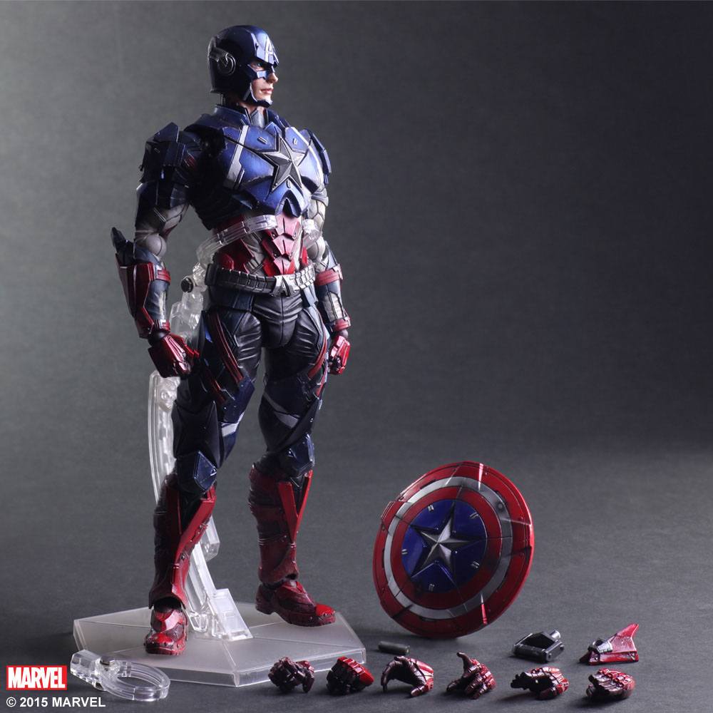 Marvel Comics Variant Play Arts Kai Actionfigur Captain America - Anime Figuren günstig kaufen